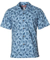 Short Sleeves Seashells Cotton Poplin Aloha Shirt