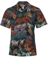 Short Sleeves Cotton poplin Palm Men's Hawaiian Shirt
