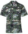 Short Sleeves Crocodile Men's cotton Shirt
