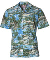 Short Sleeves Crocodile Men's cotton Shirt