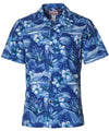 Kings Falls Cotton Poplin Men's Aloha Shirt