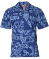 Tribal Polynesian Cotton Hawaiian Shirt