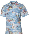 Tropical Paradise Cotton Poplin Men's Aloha Shirt