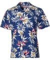 Short Sleeves Orchids Men's Aloha Shirt
