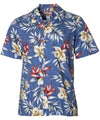 Short Sleeves Orchids Men's Aloha Shirt