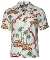 Woody Short Sleeves Rayon Aloha Shirt