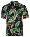 Heliconia Monstera Men's Hawaiian Shirt