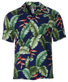 Heliconia Monstera Men's Hawaiian Shirt