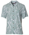 Short Sleeves Rayon Palm Men's Aloha Shirt