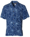 Rayon Poplin Relaxed Fit Hibiscus Hawaiian Shirt 