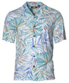 Rayon Hawaiian Aloha Watercolors Palms Shirt
