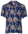 Kieli Short Sleeves Men's Rayon Aloha Leis Shirt