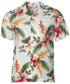 Iliwai Orchid Beige Rayon Men Hawaiian Shirt