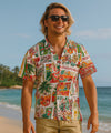 Ho Ho Ho Merry Christmas Aloha Shirt White