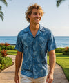Iao Aloha Men's Shirt Blue