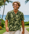Iao Aloha Men's Shirt Charcoal