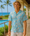 Sea Life Hawaiian Cotton Shirt Gray