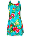Island Tropical Paradise Rayon Short Dress
