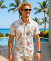 Paradise Wrinkle-Free Aloha Shirt White