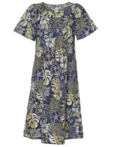 Kalokoi Forest Short Hawaiian Muumuu Dress