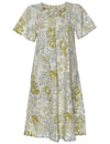 Kalokoi Forest Short Hawaiian Muumuu Dress