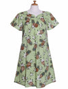 Lanai Pineapple Cotton Short Muumuu Dress