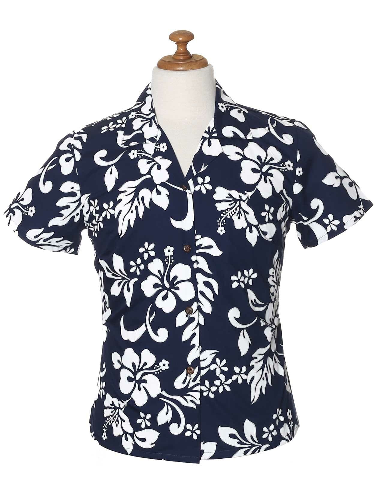 Koloa Cotton Fitted Hawaiian Blouse