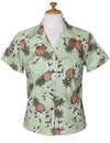 Fitted Pineapples Women Hawaiian Shirt