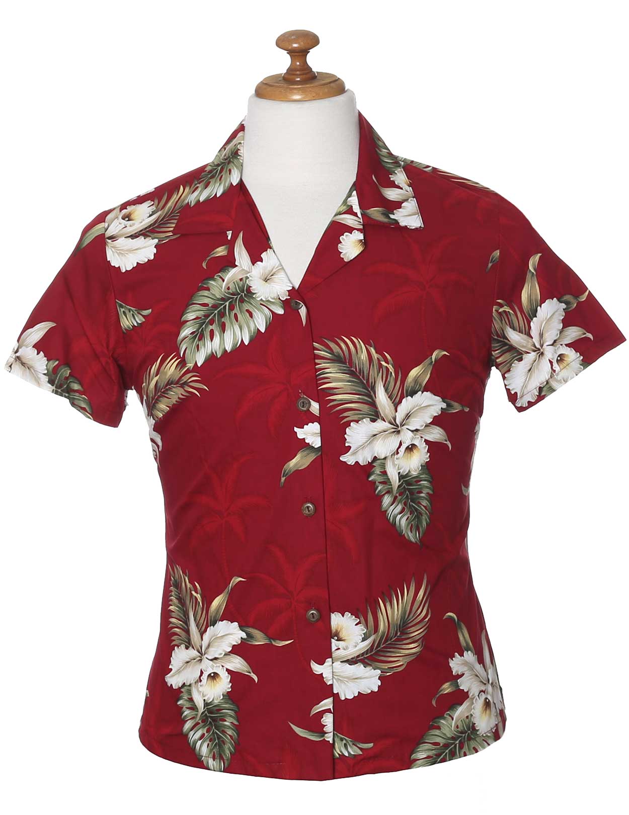 Short Sleeve Makani Fitted Cotton Women Blouse