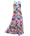 Side Pockets Cocktail Long Maxi Hawaiian Dress