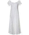 Long Muumuu with Ruffled Sleeves Hawaiian Dress Wedding Dresses