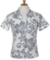 Cotton Short Sleeves Fitted Garden Blouse Women Shirts
