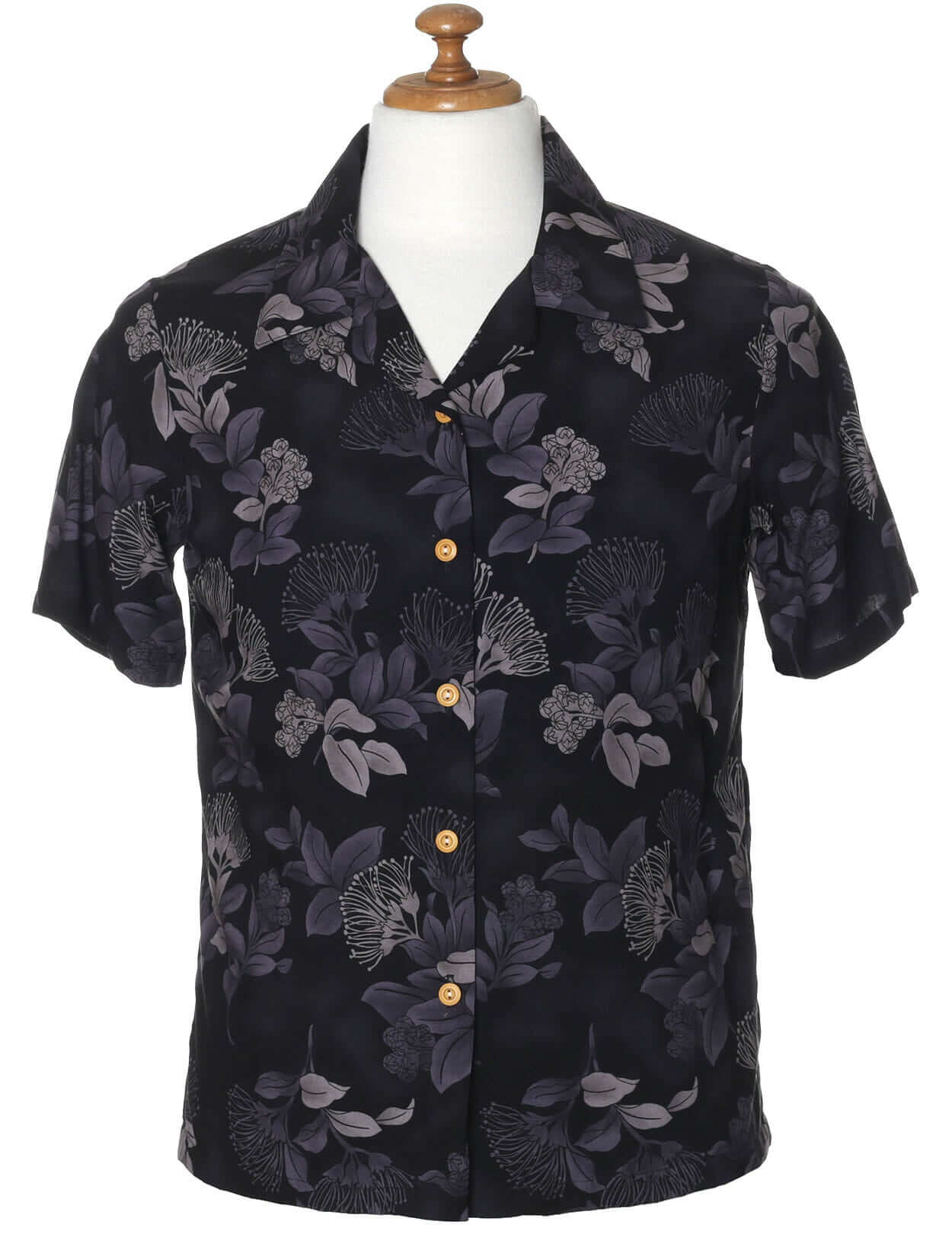 Short Sleeves Women Camp Hawaiian Blouse