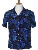 Short Sleeves Women Camp Hawaiian Blouse