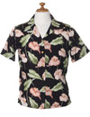 Anthurium Garden Hawaiian Camp Rayon Blouse