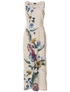Long Maxi Hawaiian Dress Birds of Paradise