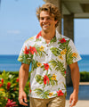 Puunene Hibiscus Tropical Aloha Shirt White