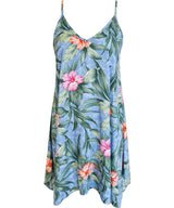 Pua Rayon Short Dress with Scarf Hem