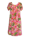 Plumeria Fantasia Pull Over Short Muumuu Dress