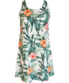 Pua A-Line Back Cutout Short Rayon Dress
