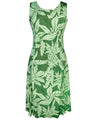 Pineapples Rayon Midi Hawaiian Dress