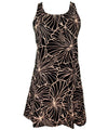 Sleeveless Style Short Rayon Hawaiian Dress