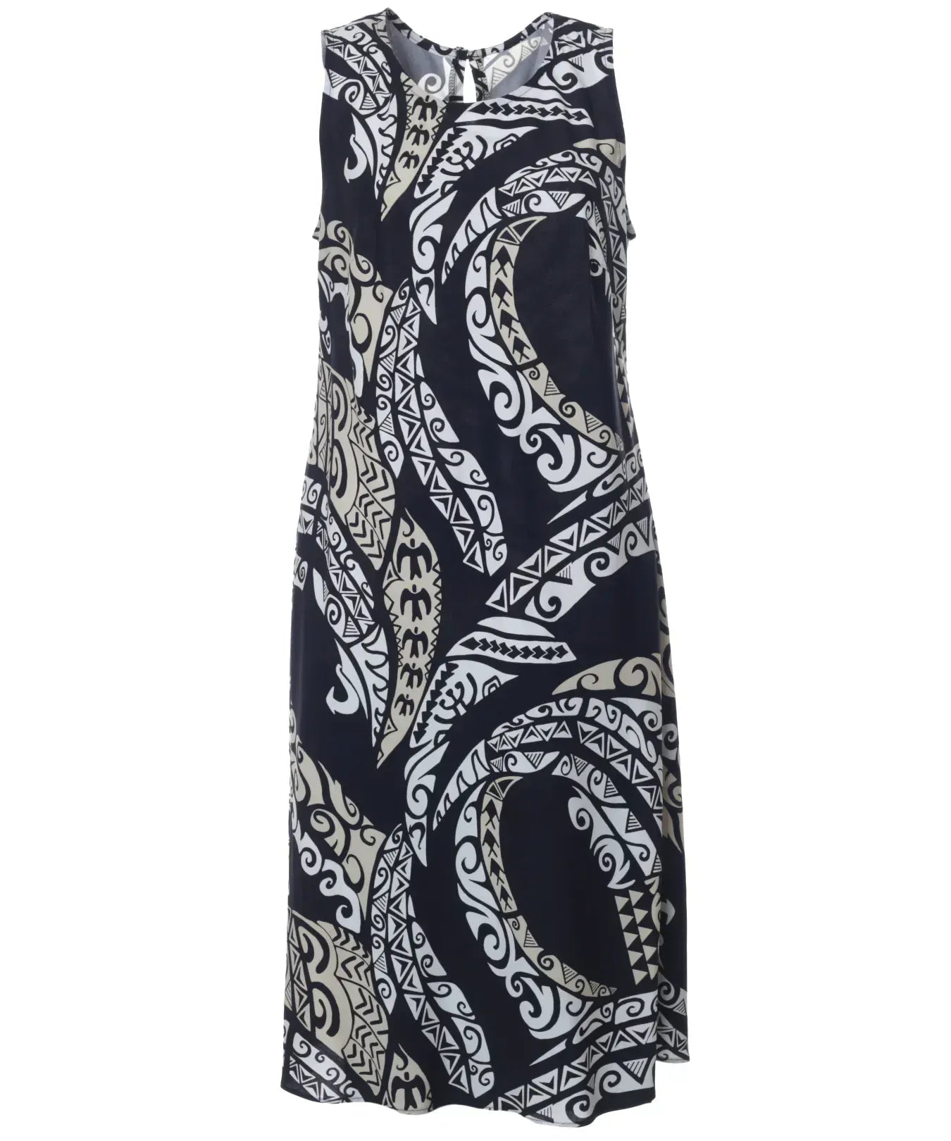 Tahiti Knee Length Rayon Hawaiian Dress