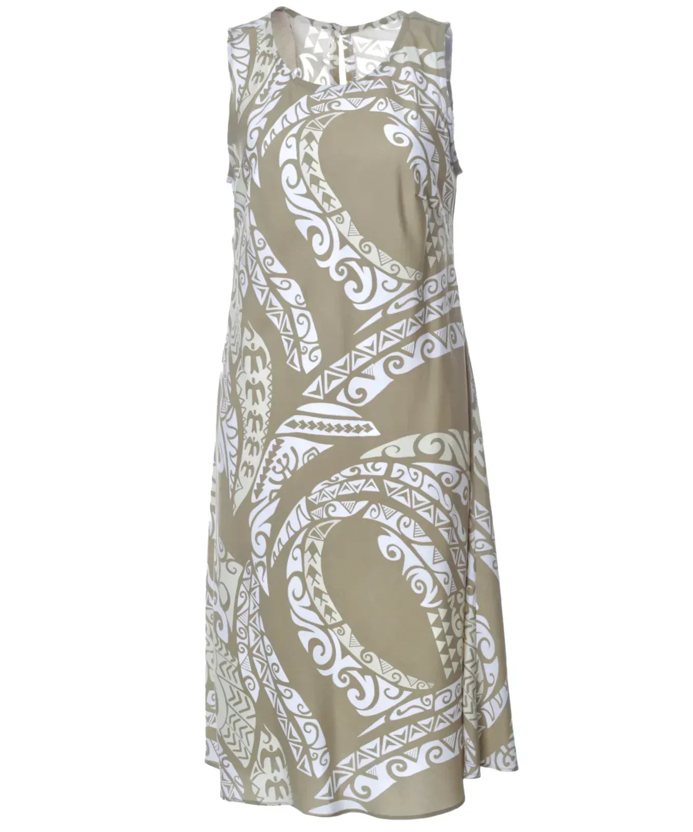 Tahiti Knee Length Rayon Hawaiian Dress