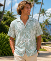 Short Sleeves Men's Rayon Pineapples Aloha Shirt
