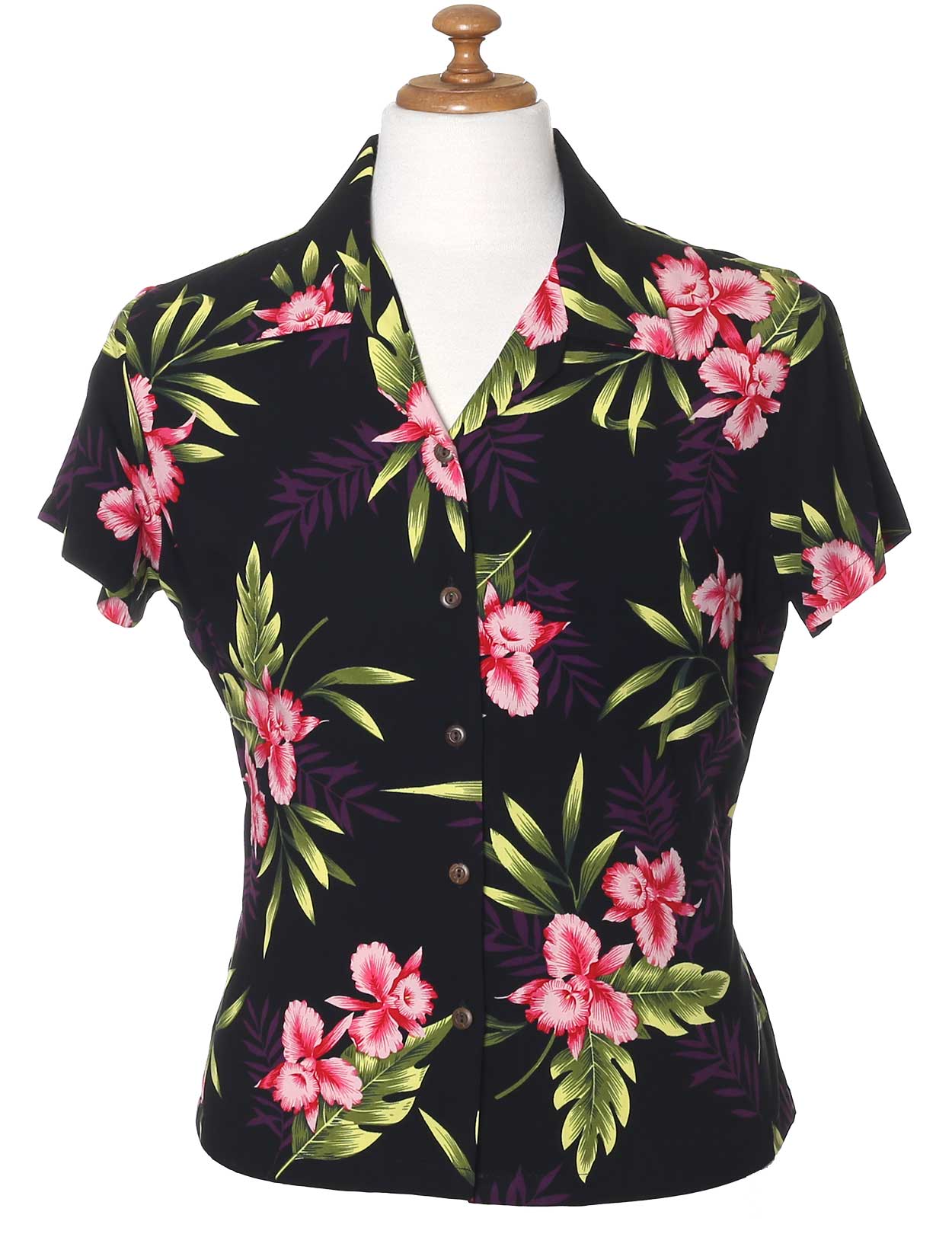 Keilani Fitted Hawaiian Shirt for Women