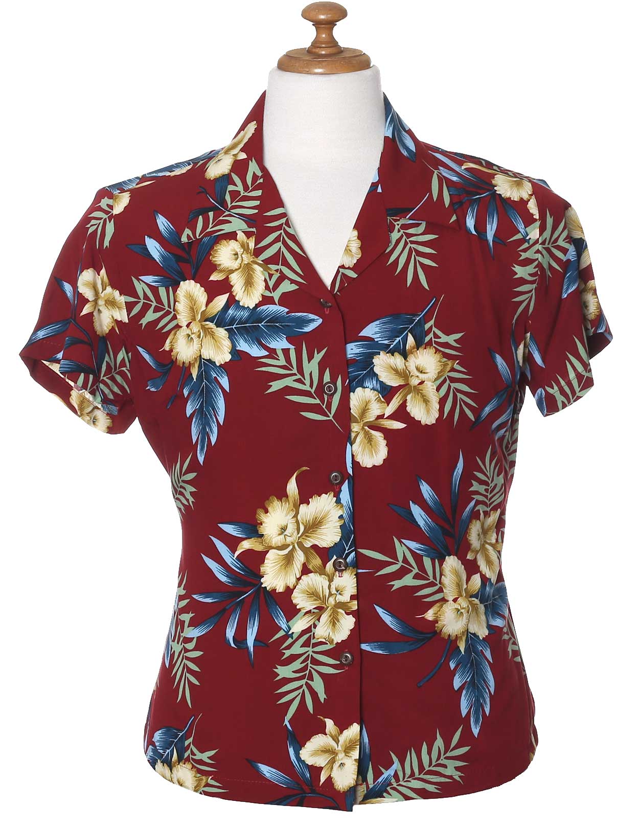 Keilani Fitted Hawaiian Shirt for Women