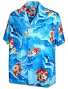 Hibiscus Men's Cotton Aloha Shirt
