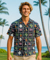 Flagship Hawaiian Aloha Shirt Navy