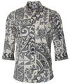 Tribal 3/4 Sleeves Honu Hawaiian Shirt Men's Long Sleeves Shirt